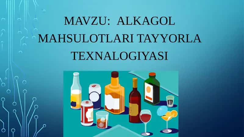 Alkogolli ichimliklar 1