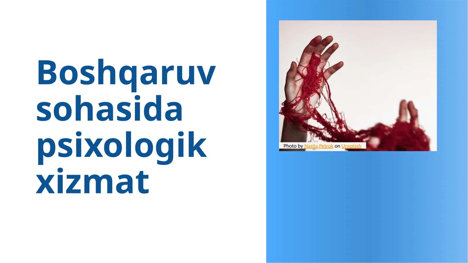 Boshqaruv sohasida psixologik xizmat 1