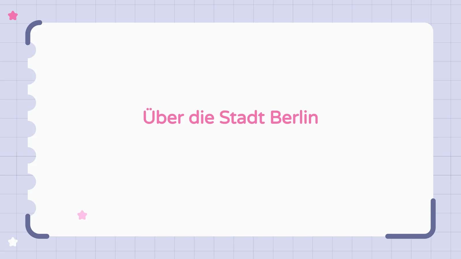 Über die Stadt Berlin 1