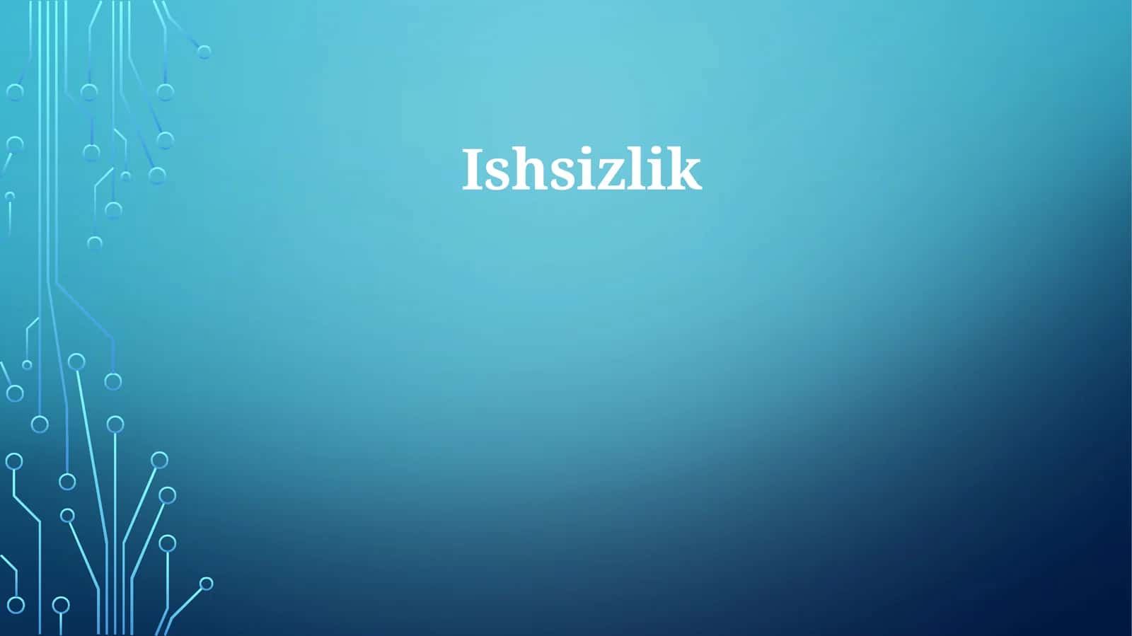 Ishsizlik 1