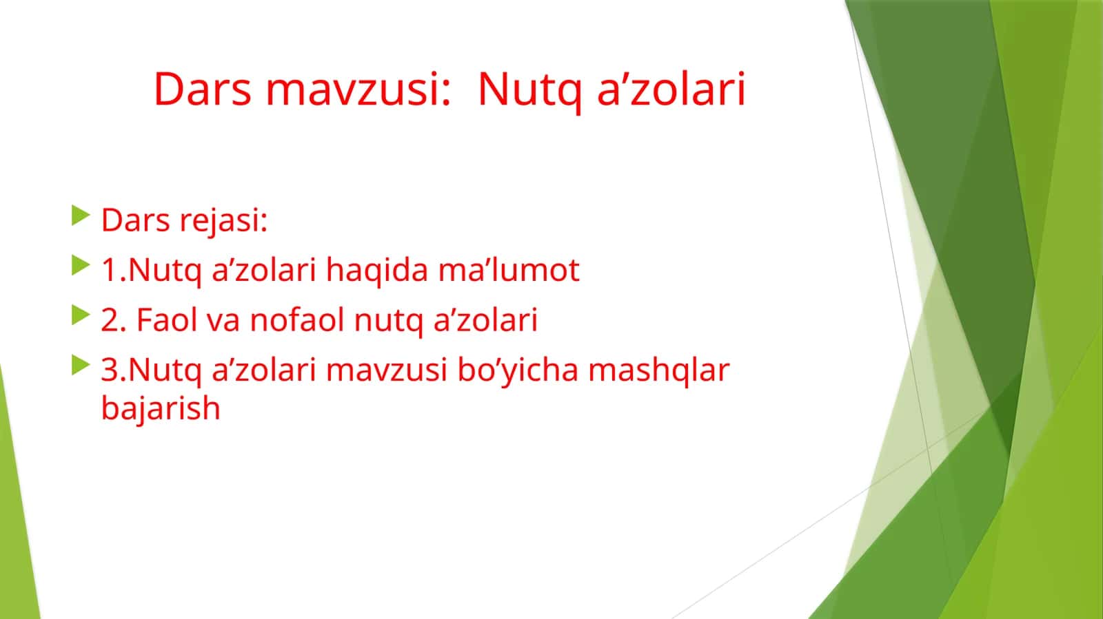 Nutqa’zolari 1