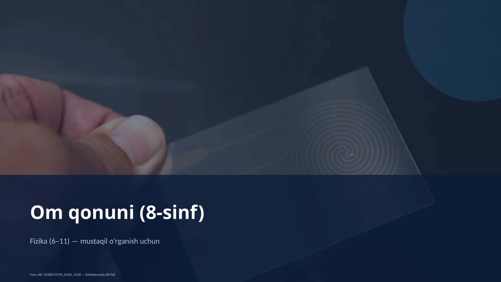 Om qonuni (8-sinf) 1