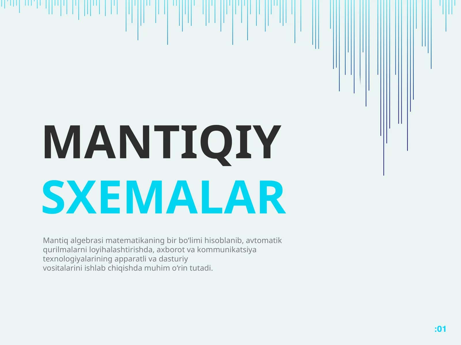 Mantiq algebrasi 1