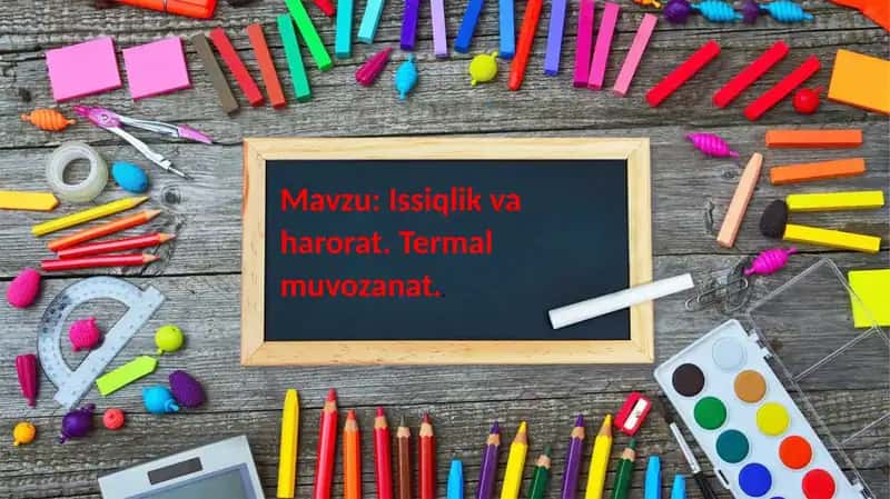 Harorat shkalalari 1