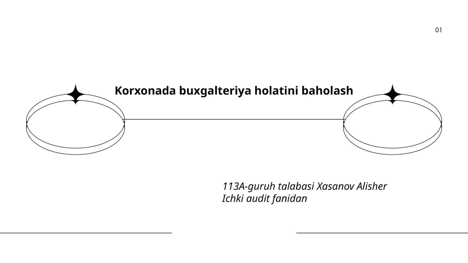 Korxonaning moliyaviy hisobotlari 1