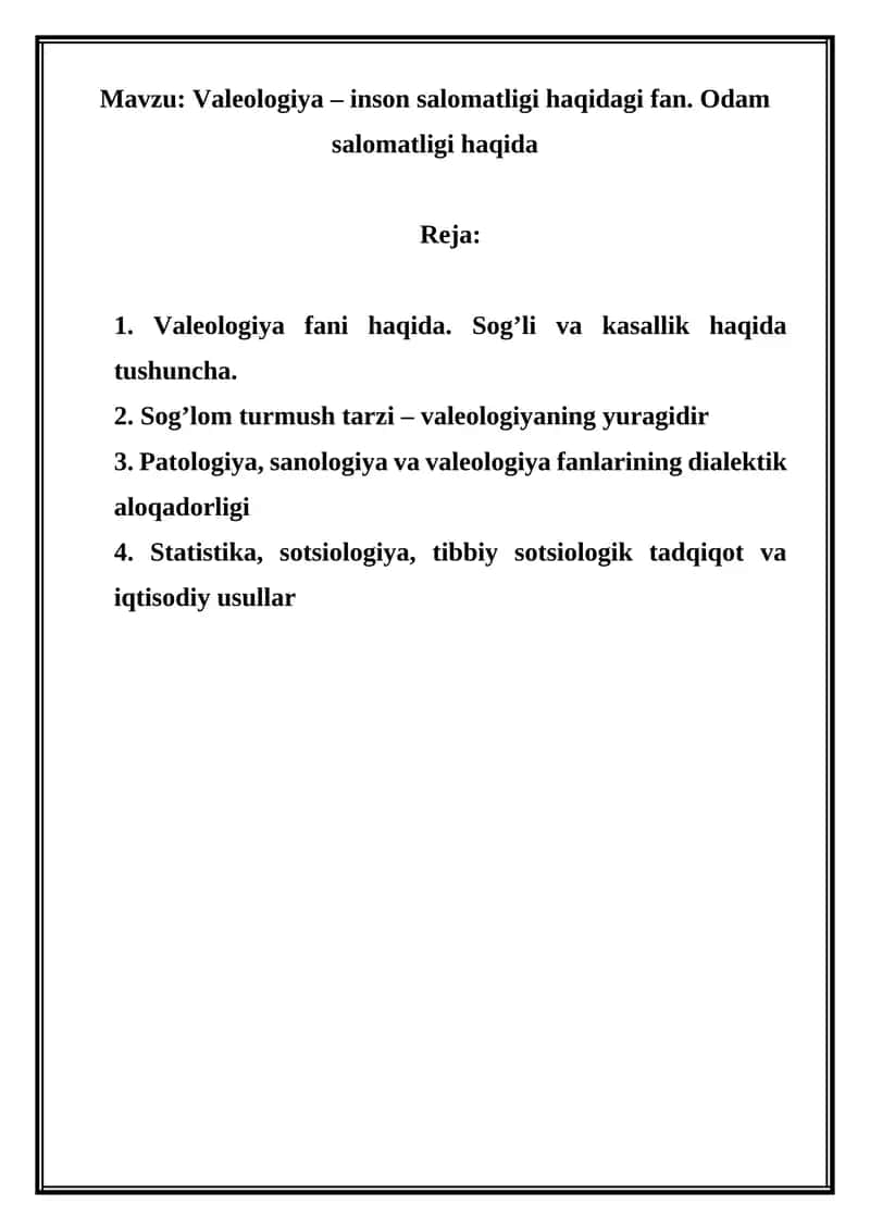 Valeologiya 1