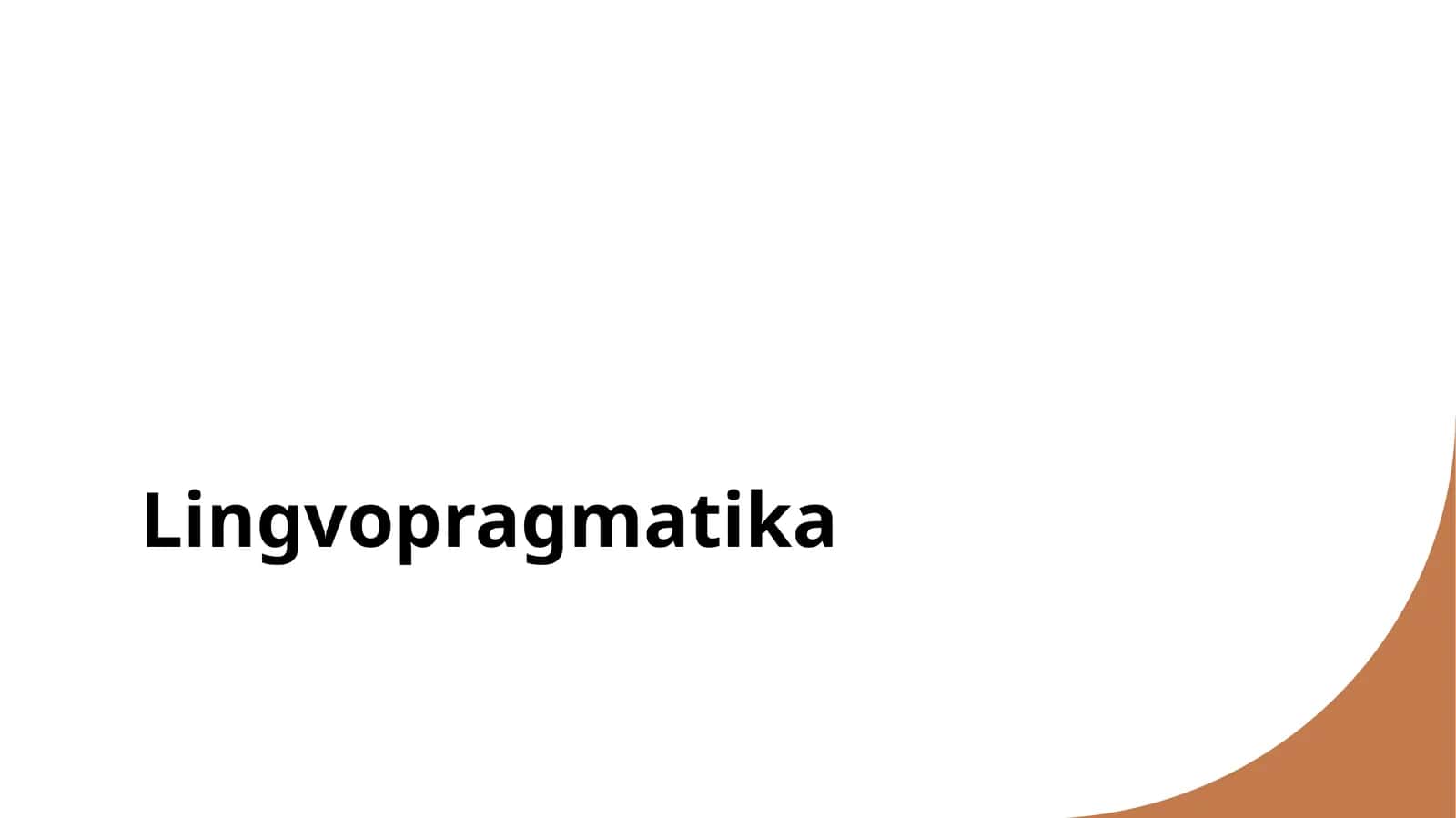 Lingvopragmatika 1