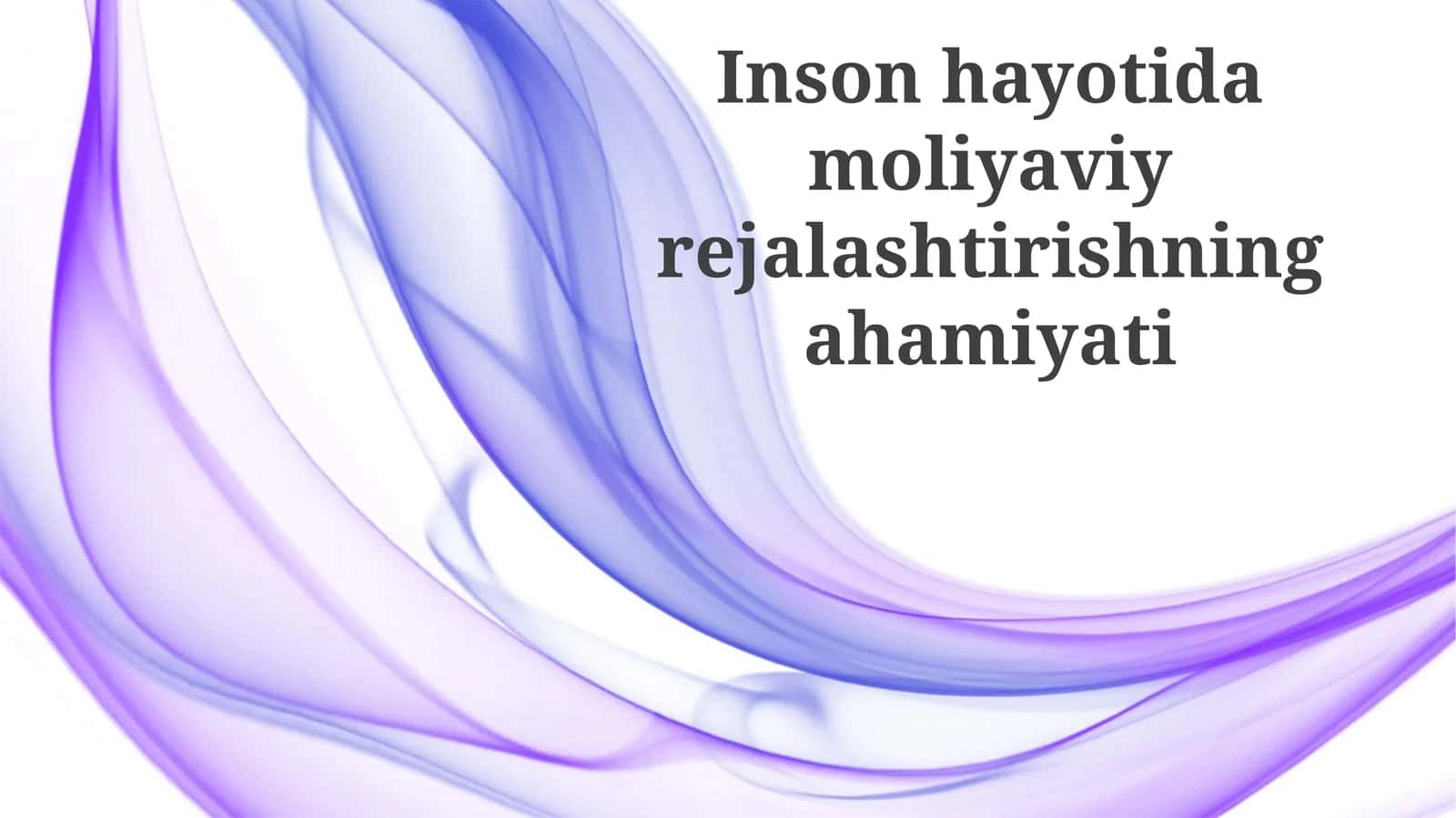 Moliyaviy Rejalashtirishning Ahamiyati 1