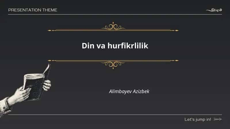 Din va hurfikrlilik 1