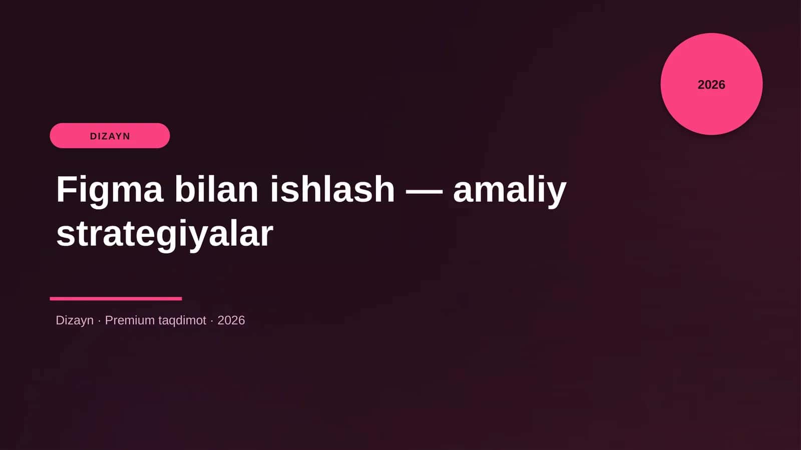 Figma bilan ishlash — amaliy strategiyalar 1