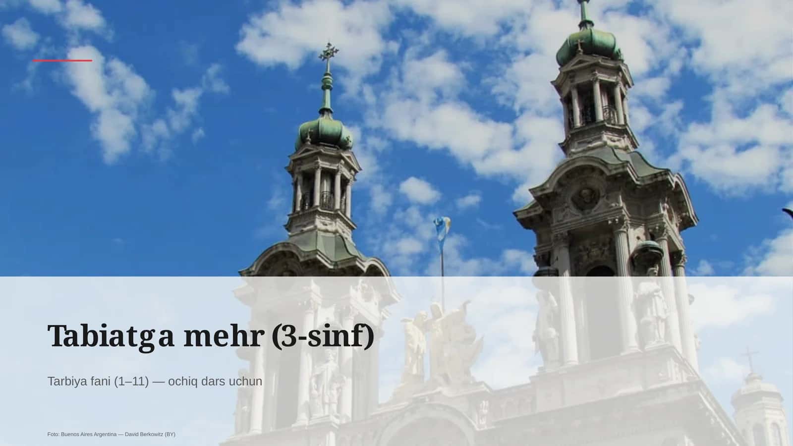 Tabiatga mehr (3-sinf) 1