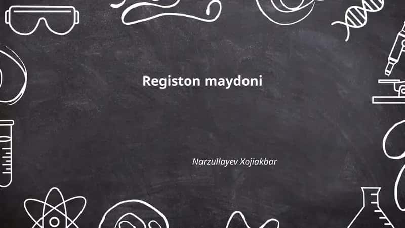 Registon Maydoni 1