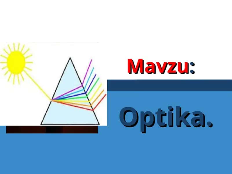 Optika 1