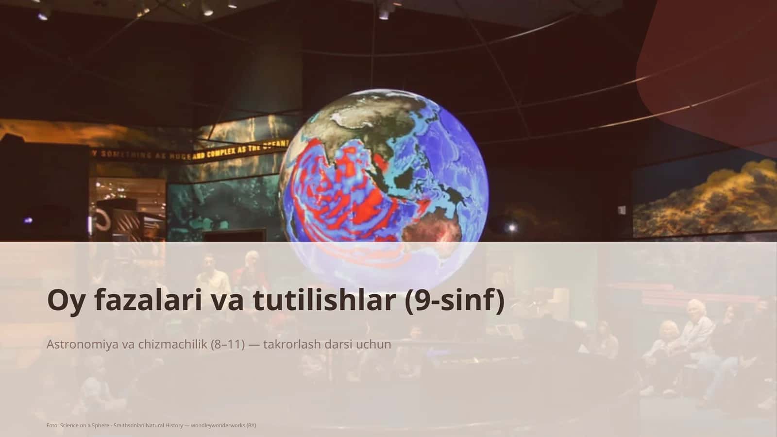 Oy fazalari va tutilishlar (9-sinf) 1