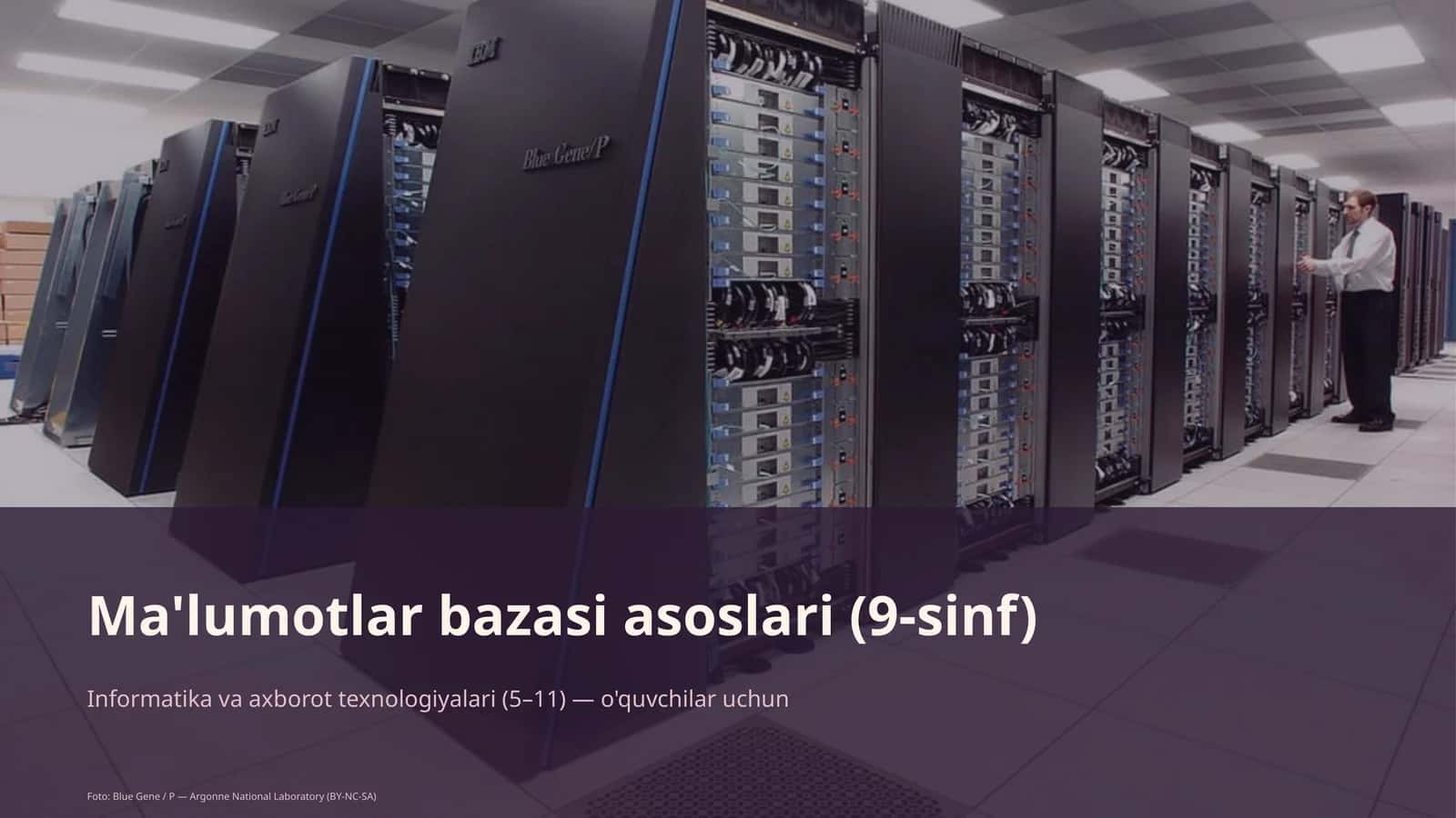 Ma'lumotlar bazasi asoslari (9-sinf) 1
