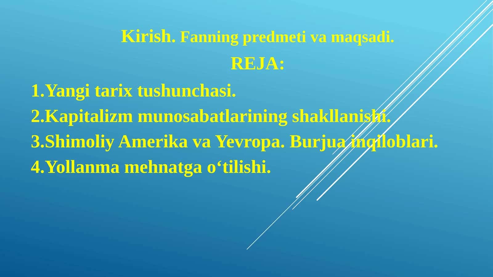 Yangi tarix tushunchasi 1