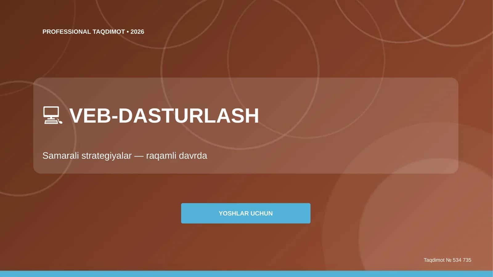 Veb-dasturlash: samarali strategiyalar (raqamli davrda) [yoshlar uchun] 1