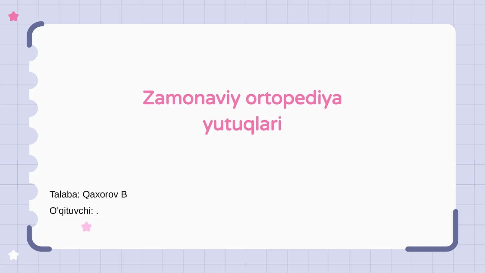 Zamonaviy ortopediya yutuqlari 1