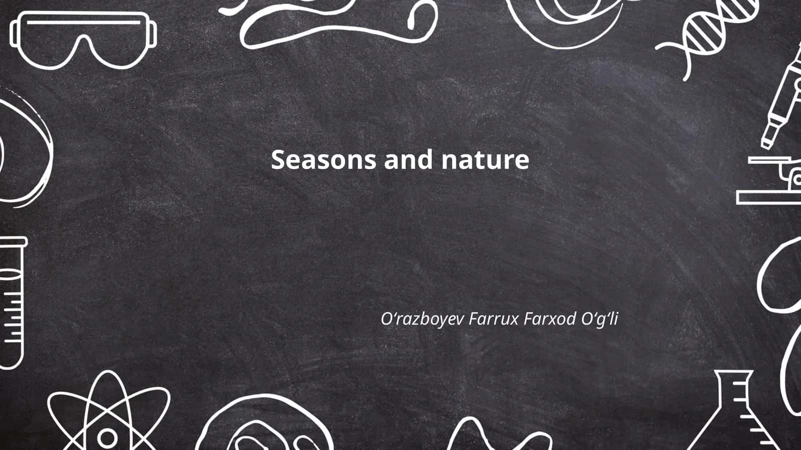 Seasons and nature 1