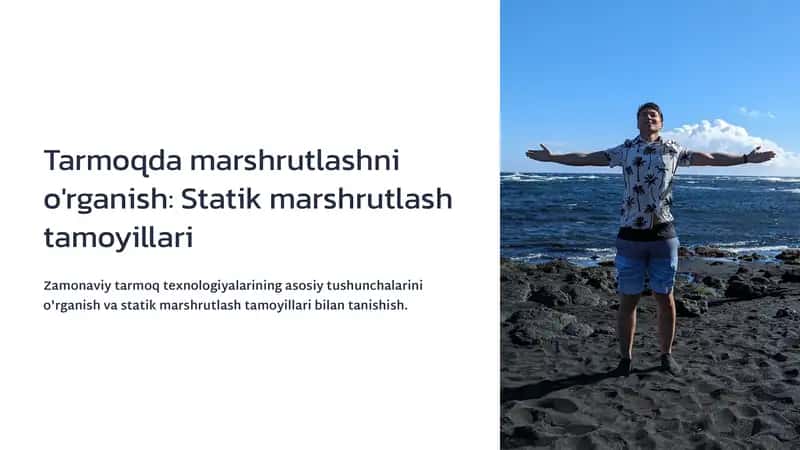 Statik marshrutlash tamoyillari 1