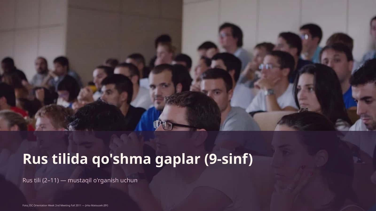 Rus tilida qo'shma gaplar (9-sinf) 1