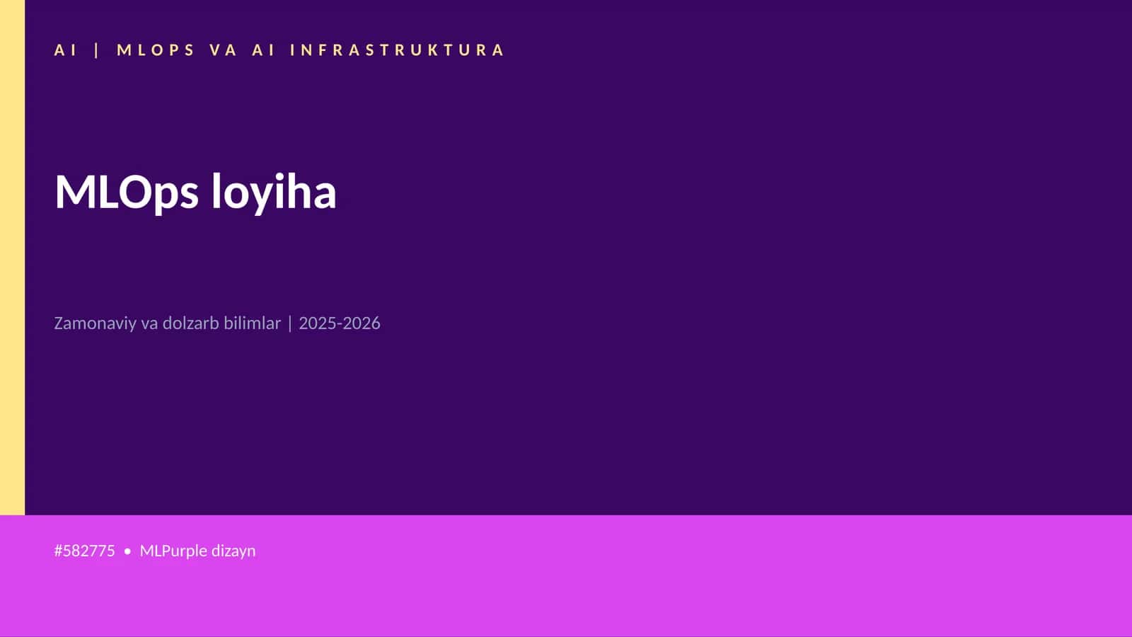 MLOps loyiha 1