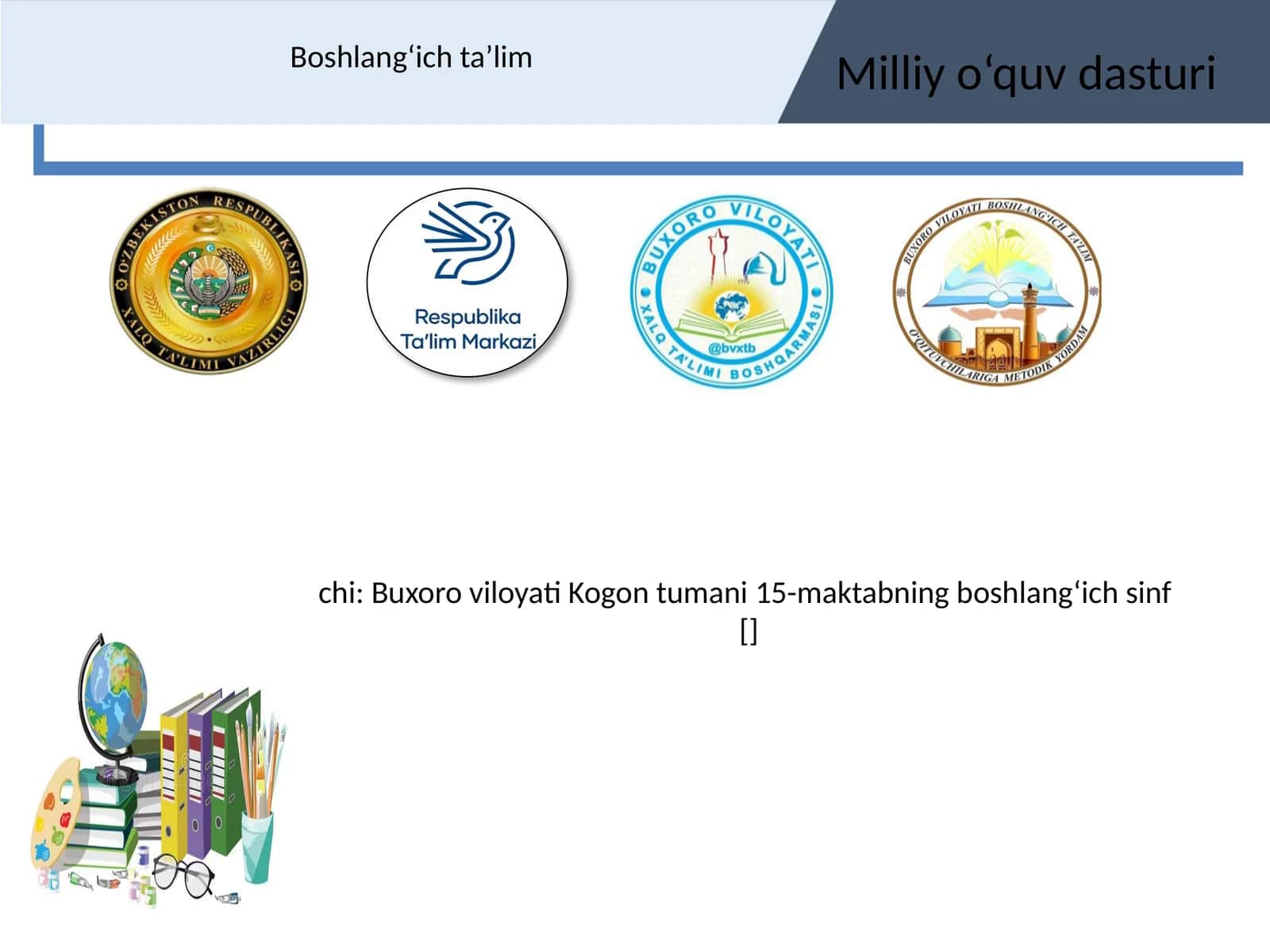 Milliy o‘quv dasturi 1
