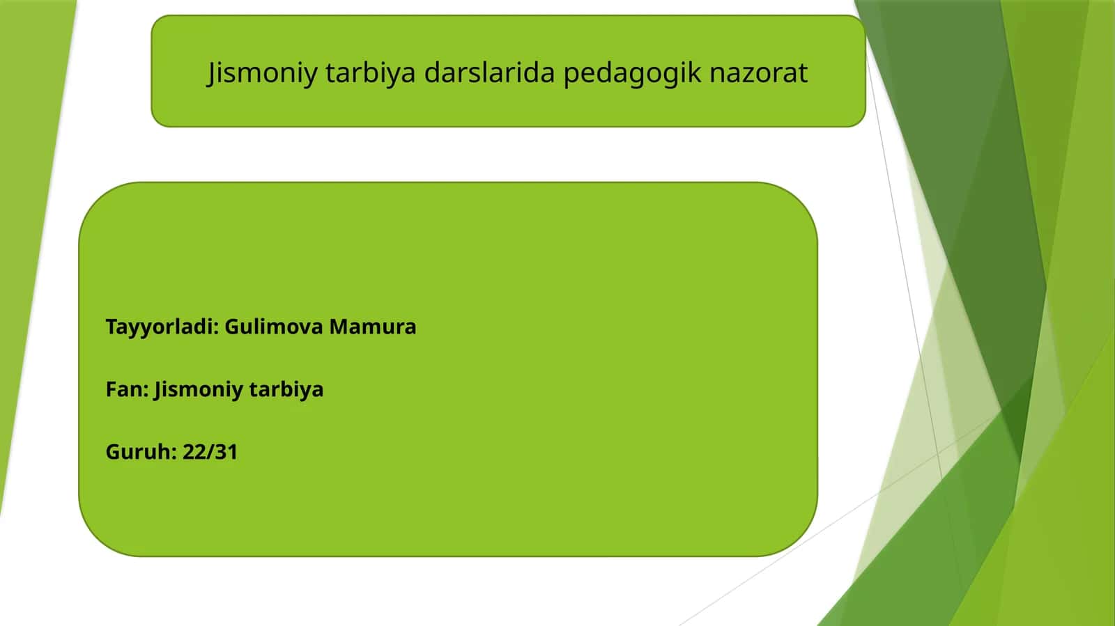 Jismoniytarbiyadarslaridapedagogiknazorat 1