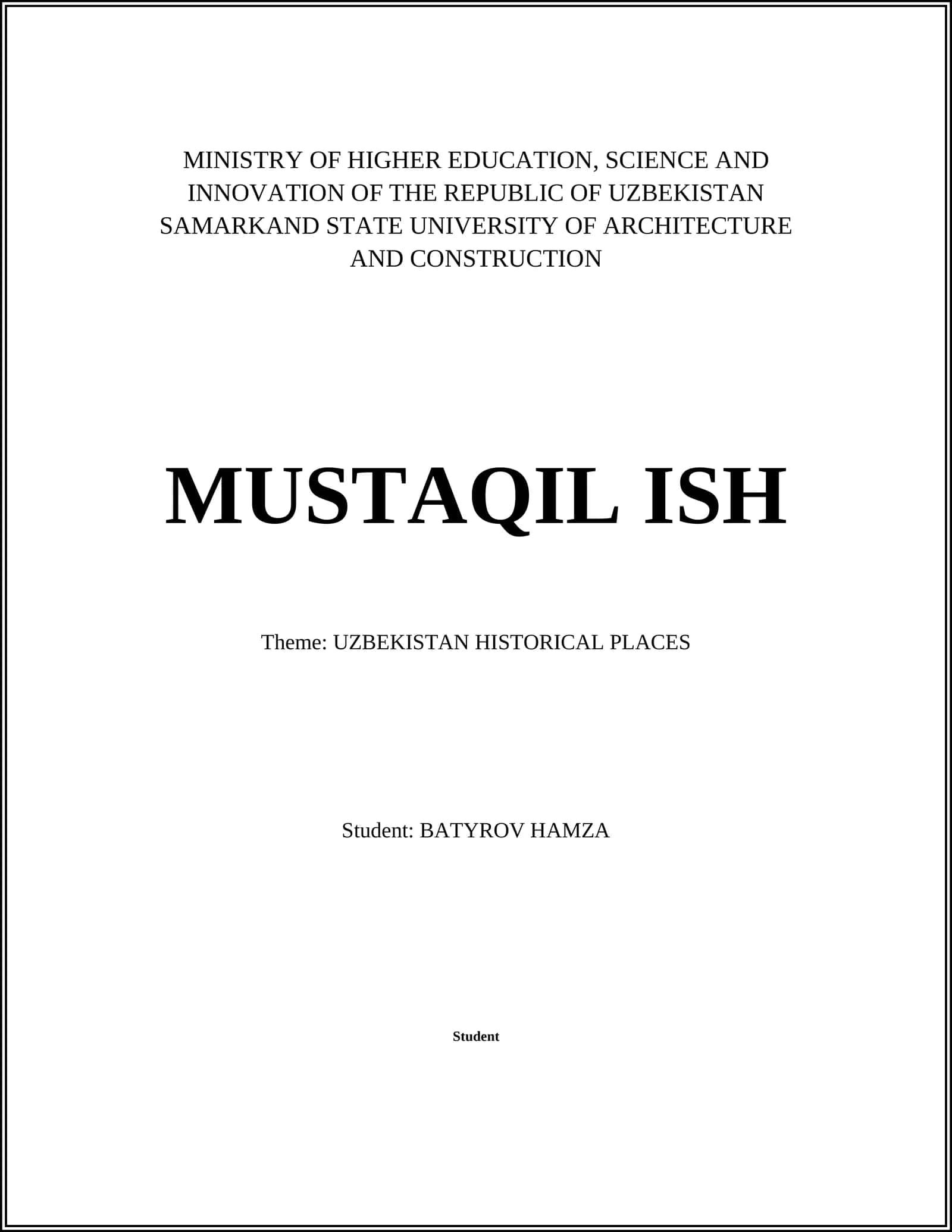 The Registan of Samarkand 1