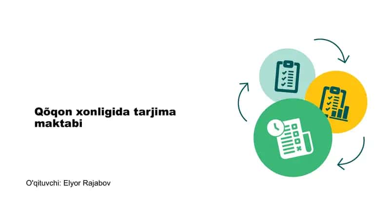 Qõqon xonligida tarjima maktabi 1