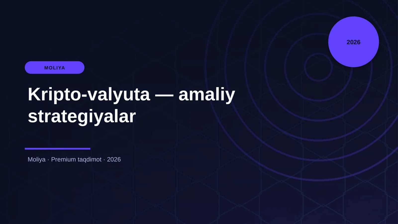 Kripto-valyuta — amaliy strategiyalar 1