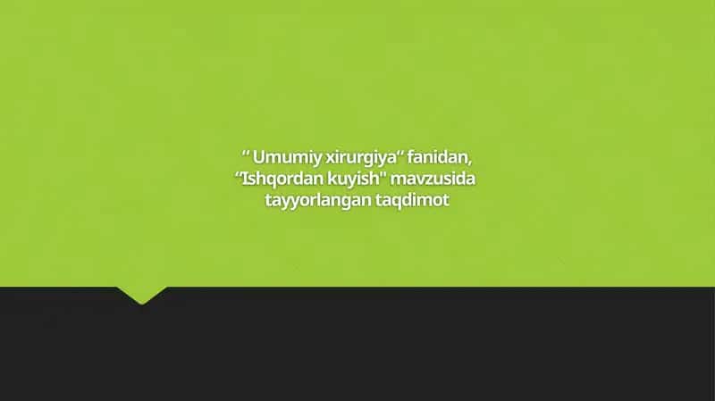 Ishqordan kuyish 1