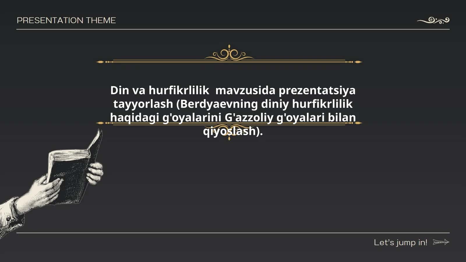 Din va hurfikrlilik 1