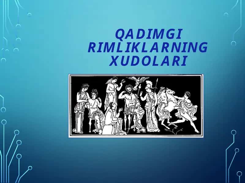 Qadimgi Rimliklarning xudolari 1