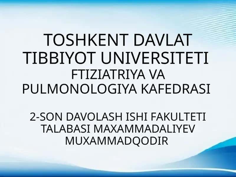 Isitma boʻyicha differensial diagnostika 1