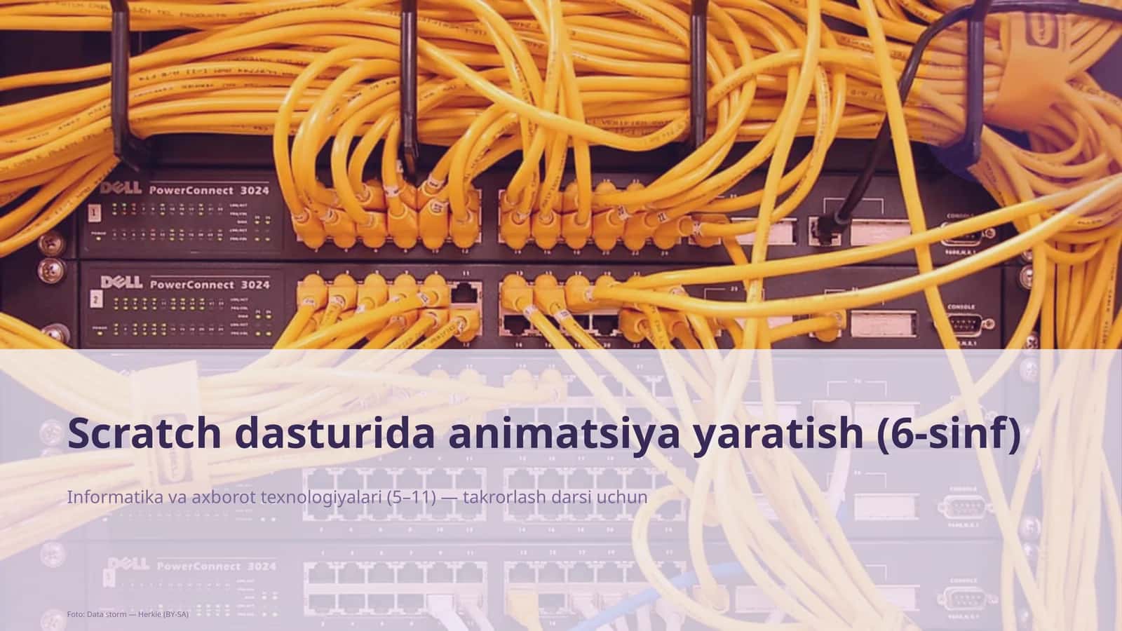 Scratch dasturida animatsiya yaratish (6-sinf) 1