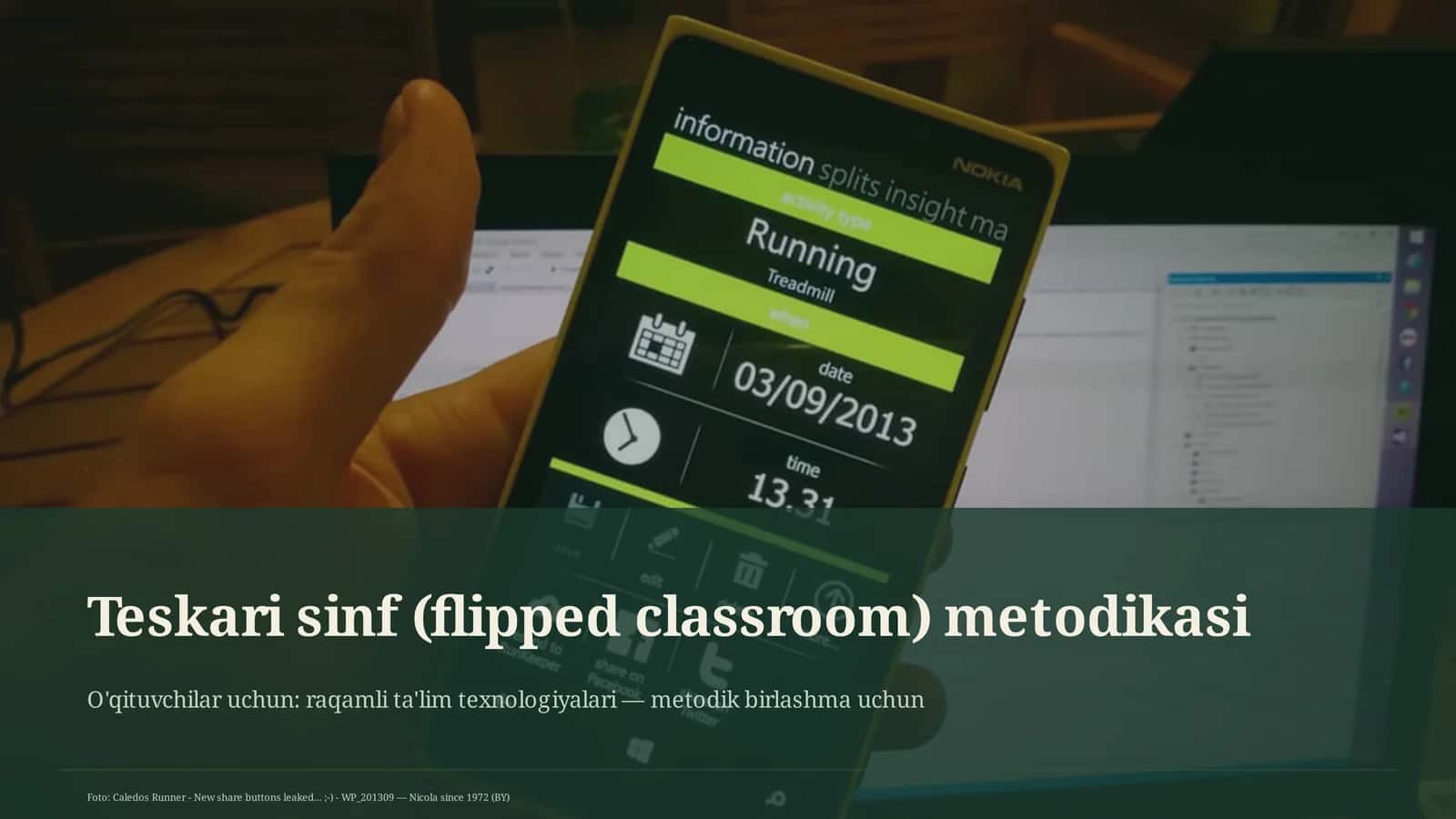 Teskari sinf (flipped classroom) metodikasi 1