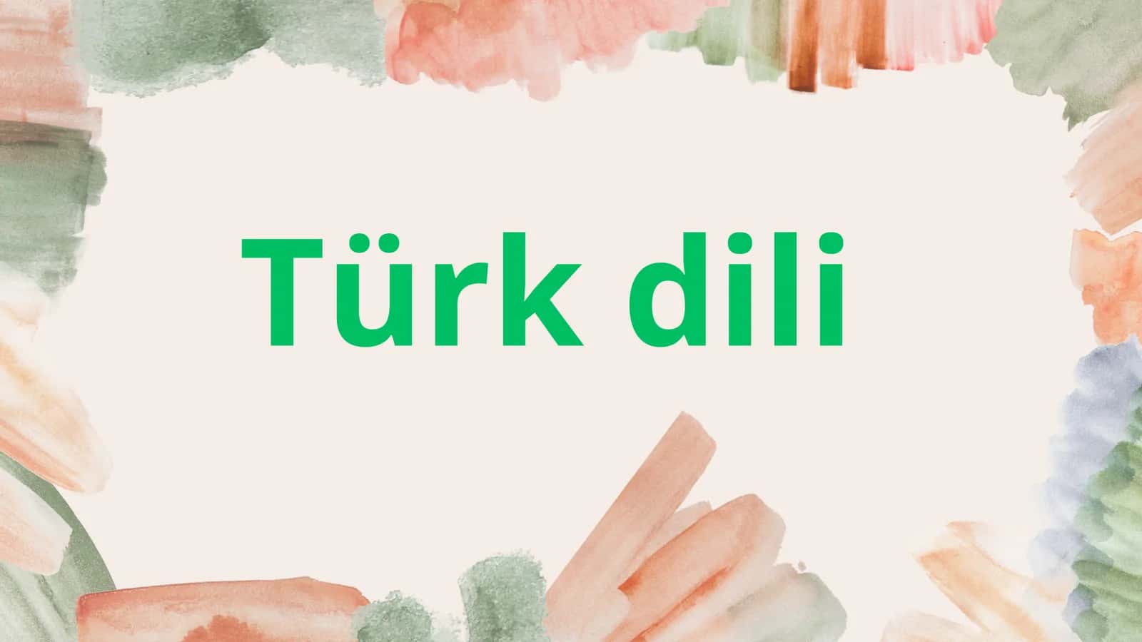 Türk dili 1