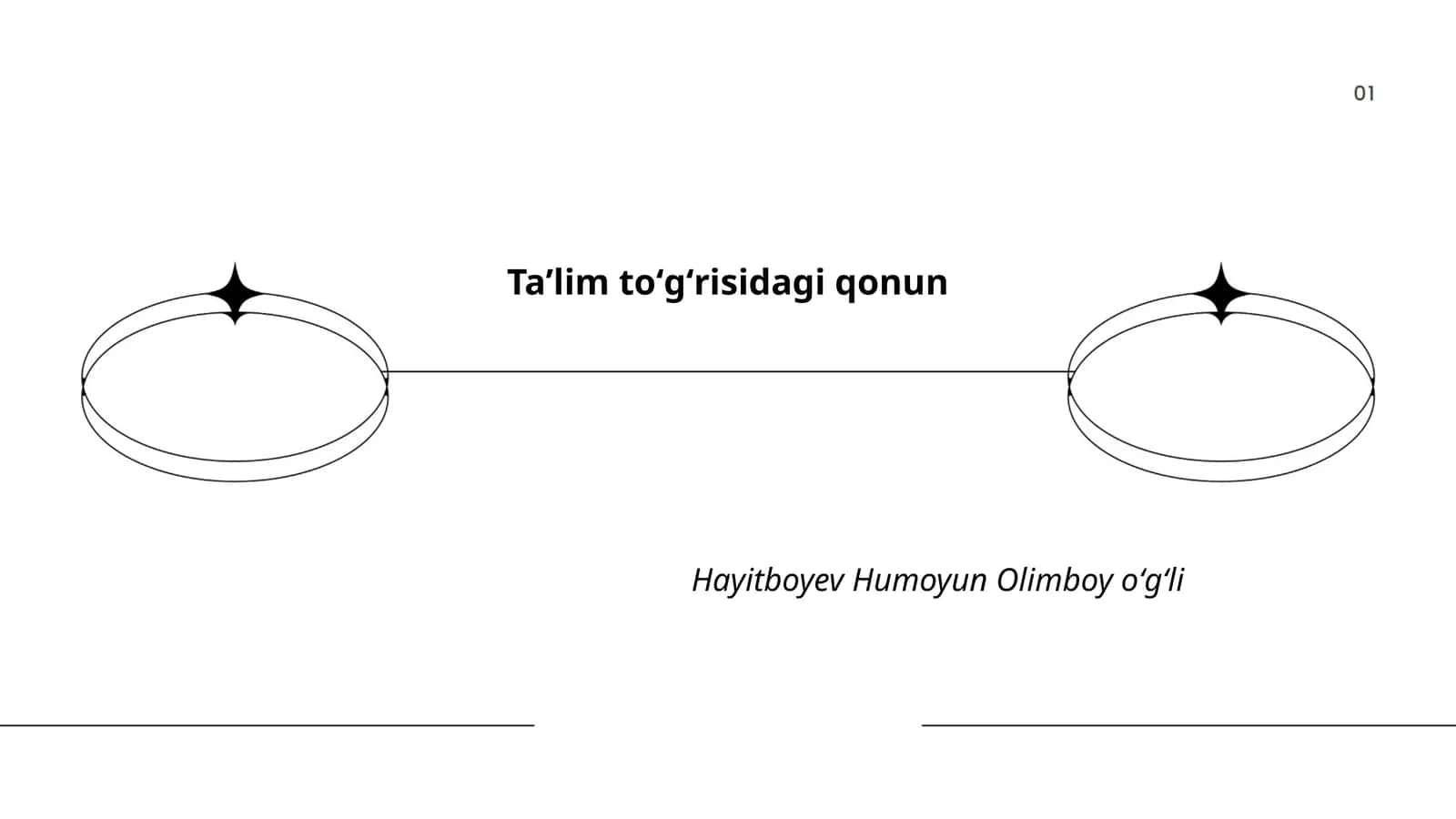 Taʼlim toʻgʻrisidagi qonun 1