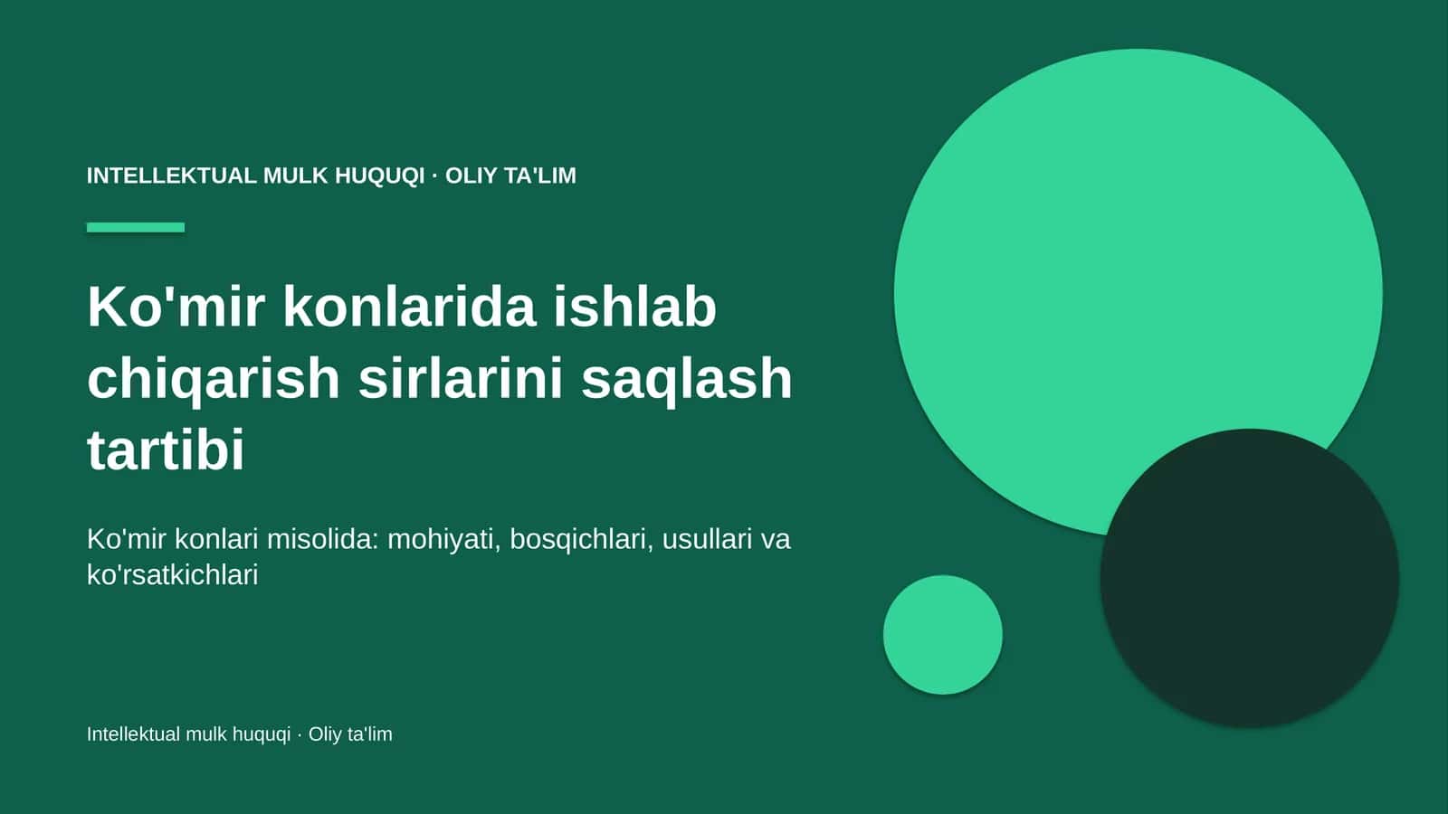 Ko'mir konlarida ishlab chiqarish sirlarini saqlash tartibi 1