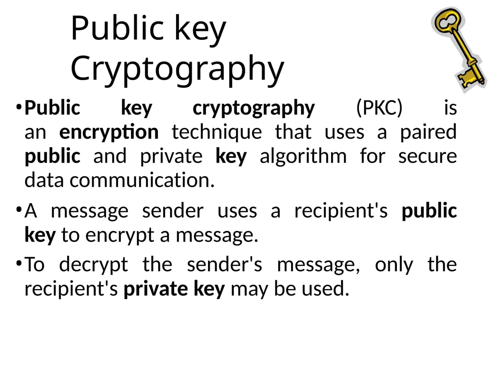 Public key Cryptography 1