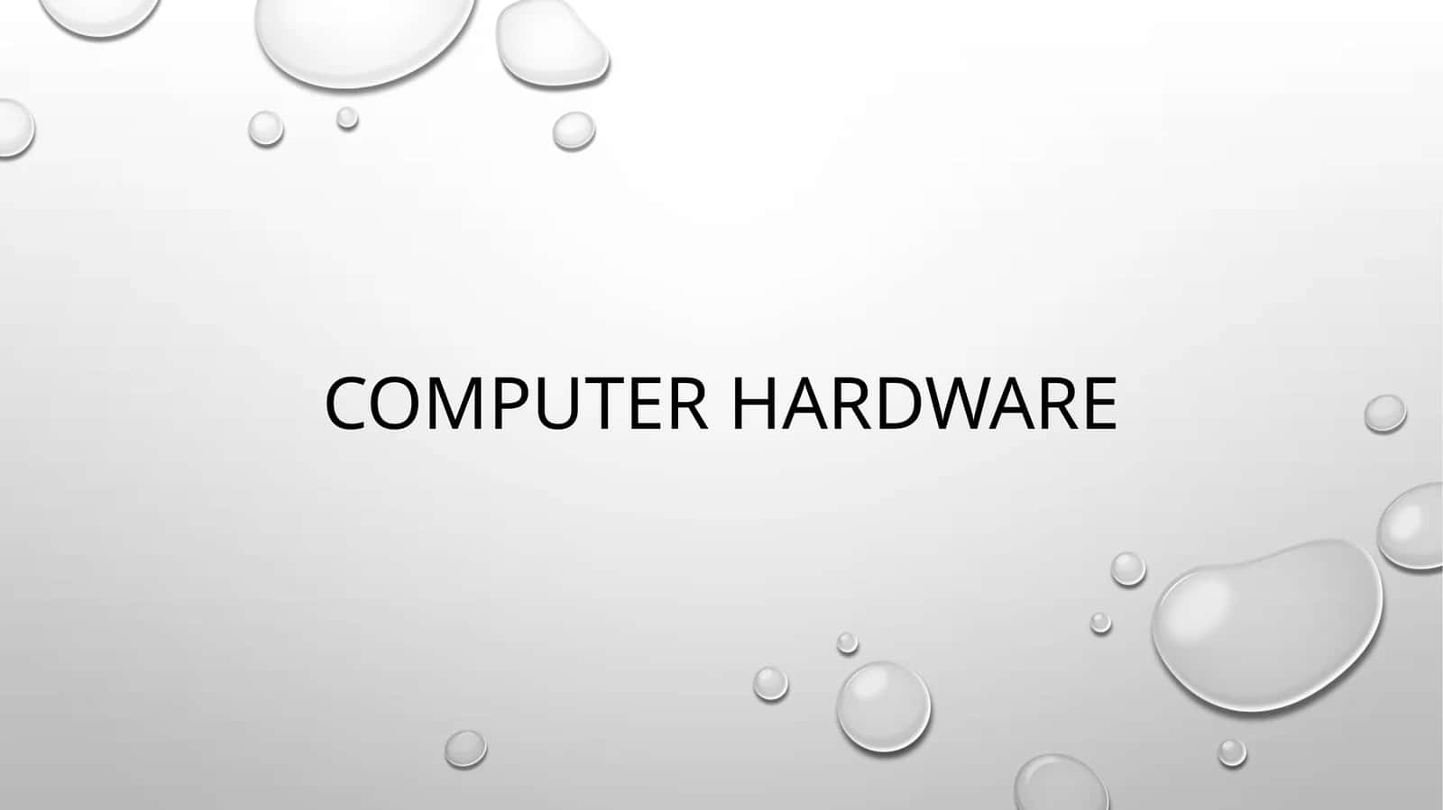 Computer hardware 1