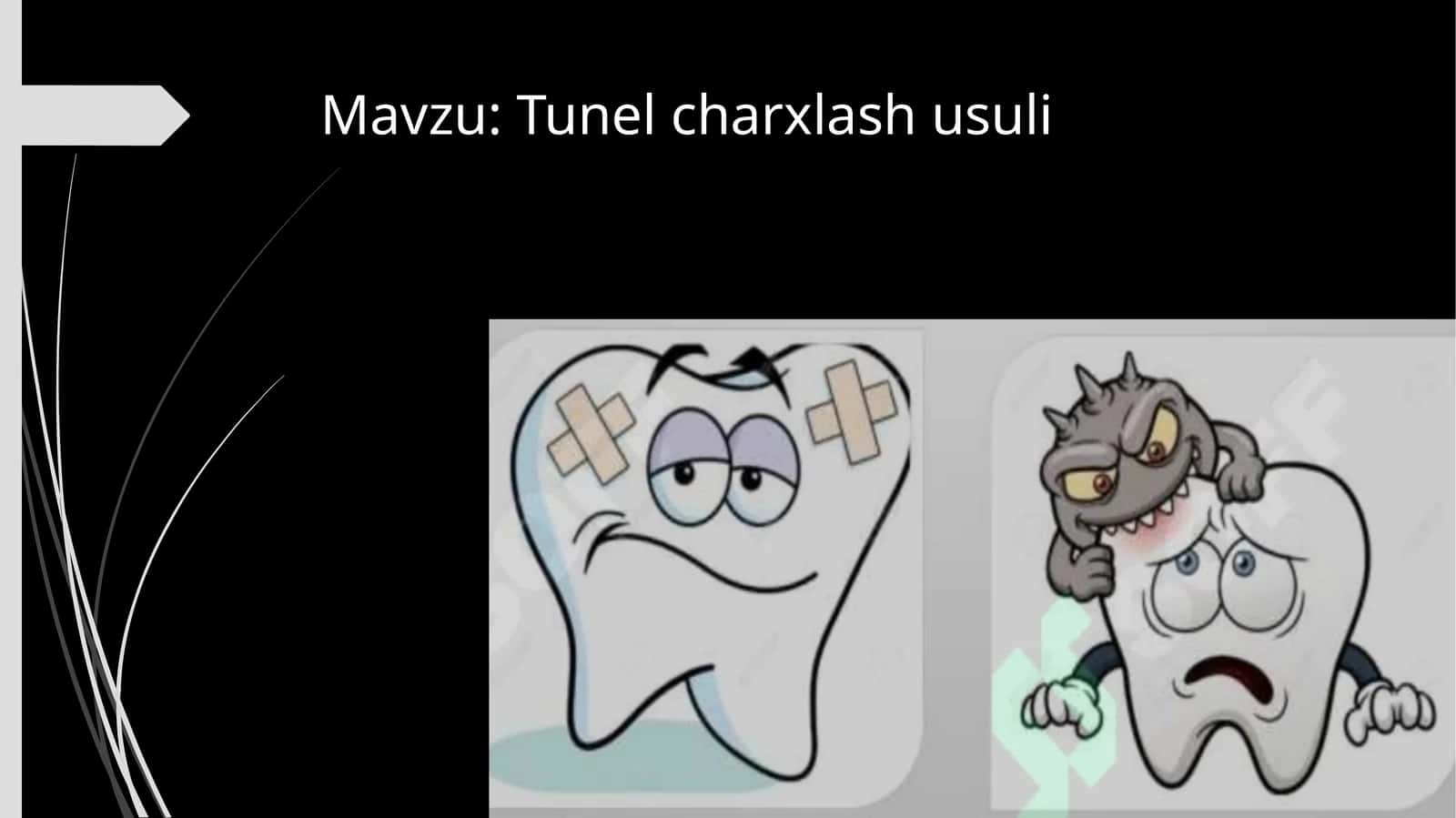Tunel charxlash usuli 1