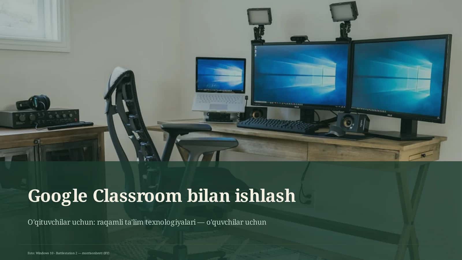 Google Classroom bilan ishlash 1