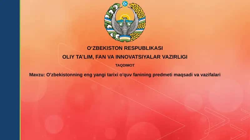 Yangi O'zbekiston tarixi 1