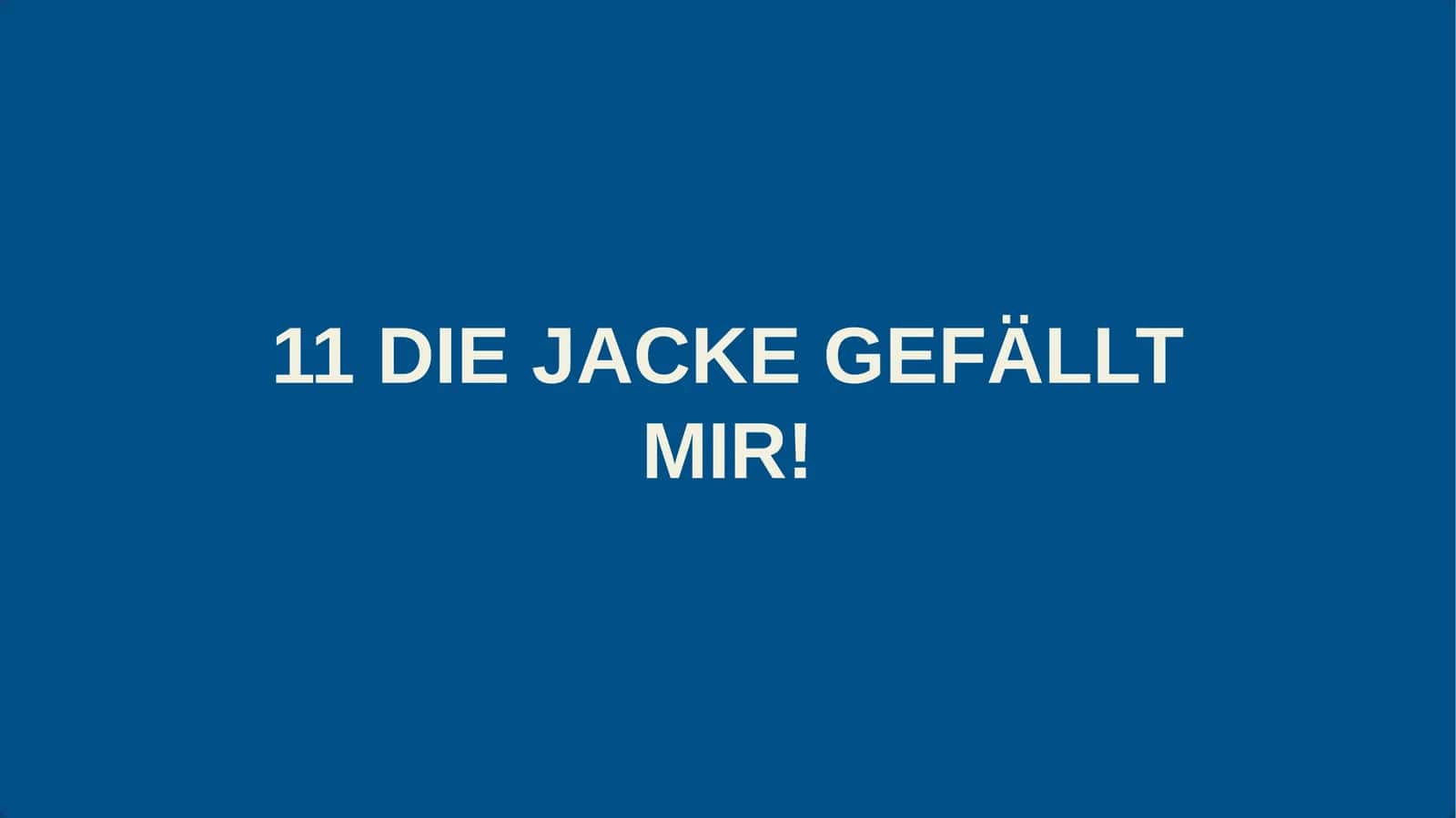 Die Jacke Gefällt Mir 1