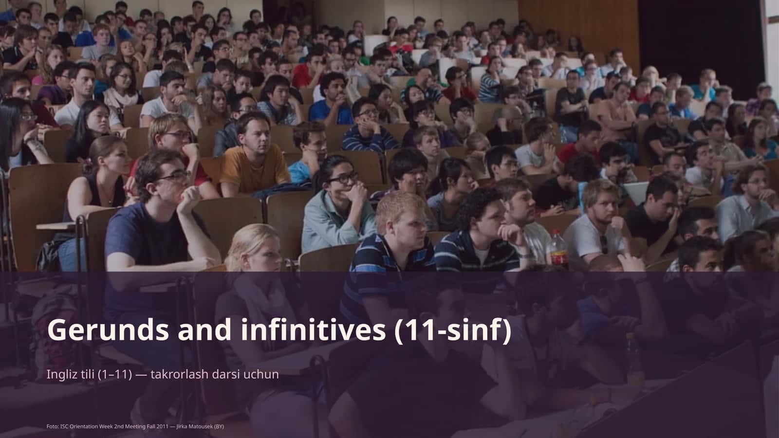 Gerunds and infinitives (11-sinf) 1