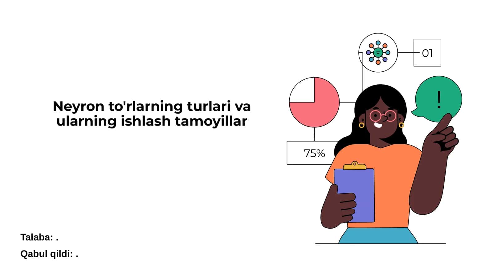 Neyron to'rlarning turlari va ularning ishlash tamoyillar 1