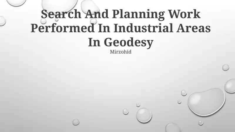Geodeziya 1