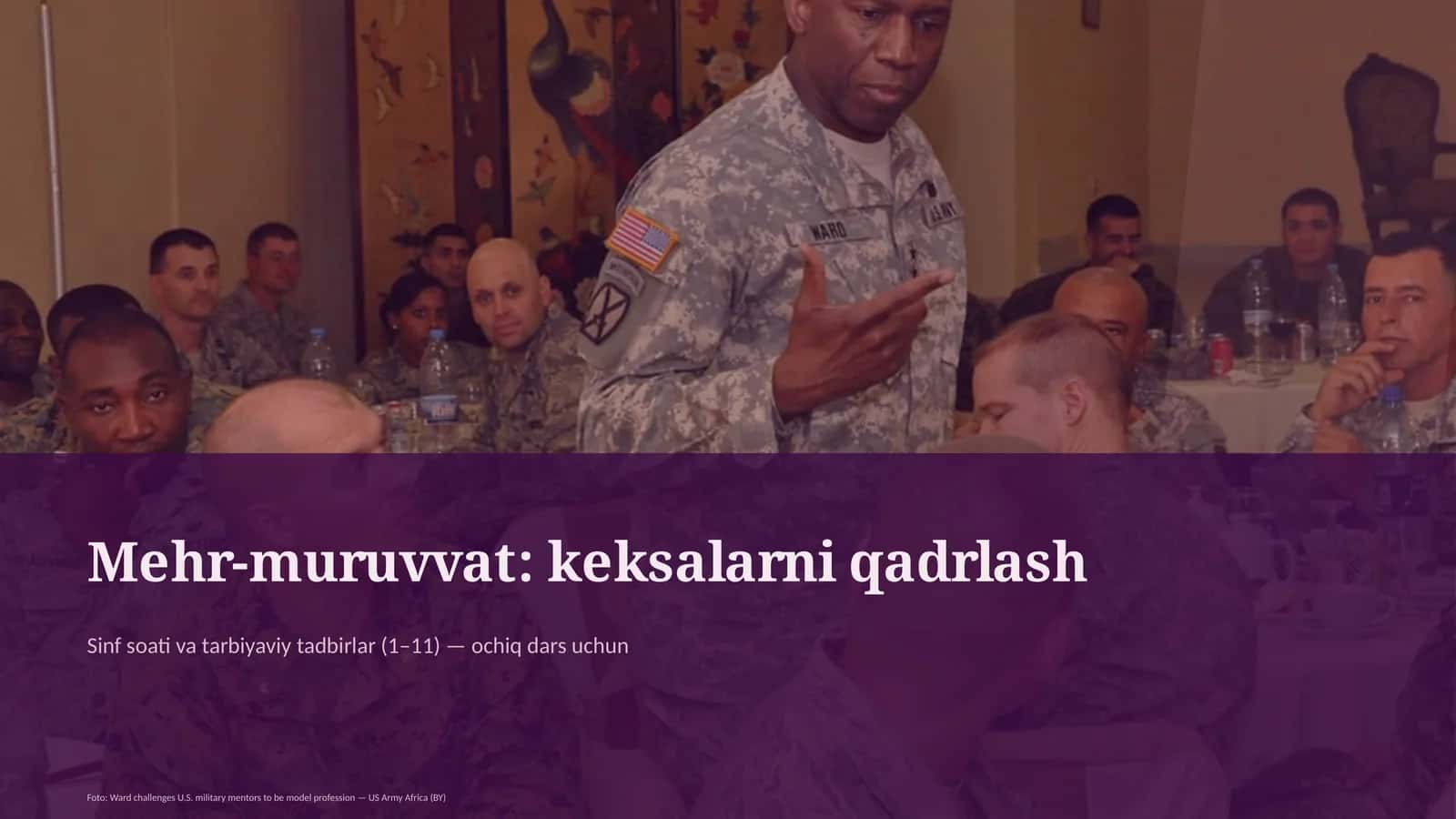 Mehr-muruvvat: keksalarni qadrlash 1